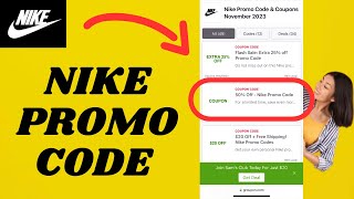 NIKE PROMO CODE NOVEMBER 2024 [upl. by Acinnor]