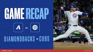 Cubs vs Diamondbacks Game Highlights  72024 [upl. by Essirehs]