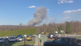 Over 4300 acres of state forest burned in PA brush fire [upl. by Ettevol]