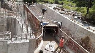 Tailrace Construction of a Hydropower [upl. by Acsehcnarf]