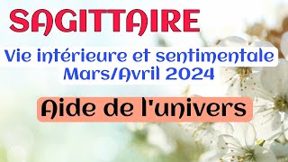 ♐ SAGITTAIRE ♐ MARS 2024  AVRIL quot Une aide de l  UNIVERS quot [upl. by Ebner]