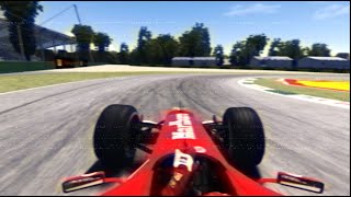 FerrariF2004  Michael Schumacher pole lap at albert park Realisitic onboard camera [upl. by Carlee]