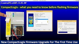 Flashing Firmware of CompactLogix 1769L16ER  How to upgrade firmware of Compactlogix controller [upl. by Uni]