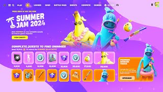 Fortnite Summer Event 2024 FREE SKINS [upl. by Ahseinad]