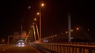 Midden in de nacht een brug inmeten  Galecopperbrug A12  Rijkswaterstaat [upl. by Etteroma316]