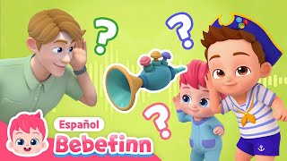 Atención ¿Qué Escuchan🔊  EP78  Adivinemos los Sonidos  Bebefinn Canciones Infantiles [upl. by Kendry]