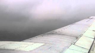 LANDING IN SEVERE TURBULENCE AND WIND BOEING 737 BRITISH AIRWAYS [upl. by Nitnert721]