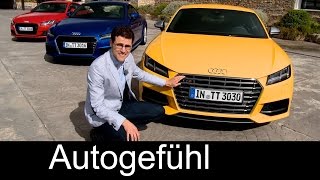 20152016 allnew Audi TT amp Audi TTS Coupé review test drive with Ascari racetrack  Autogefühl [upl. by Irod]