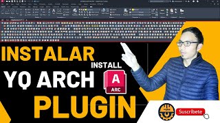 🔴INSTALAR YQ ARCH PLUGIN DIFERENTES VERSION ✅AUTOCAD  2025 [upl. by Anomis]