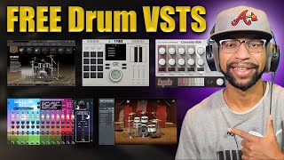 The 12 Best FREE Drum VST Plugins 2023 [upl. by Neelyaj]