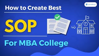 How to Write an Effective SOP  Statement of Purpose for MBA College Application  Ronak Shah [upl. by Ertnom143]