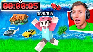 TSNUAMI zerstört die YOUTUBER INSEL 😱 Minecraft [upl. by Rollie]