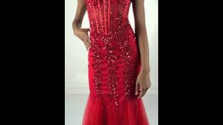 Red Mermaid Prom Dress 5908 [upl. by Carlin]