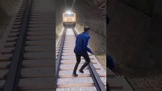 How To Survive In A Subway Tunnel 😵‍💫  3D Animation in Hindi  shorts [upl. by Enilav627]