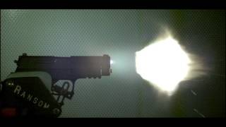 357 SIG SIG 125gr VCrown JHP muzzle flash [upl. by Desta]