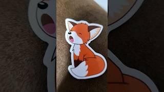 Stickers I got on the first day of school this year stickers school firstdayofschool fox goose [upl. by Cordy859]