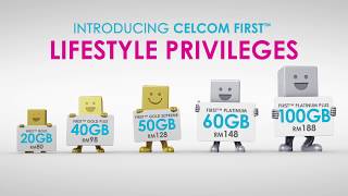 Get amazing privileges with Celcom First™ plans [upl. by Leah2]