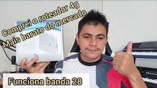 comprei o roteador 4g mais barato do mercado fazendo umboxing do roteador fastlink 4g 700mhz B28 [upl. by Gatian]