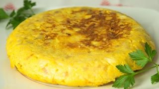 La mejor Tortilla de patata y cebolla TORTILLA ESPAÑOLA SPANISH OMELETTE [upl. by Candace]