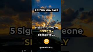 quot5 Signs Someone Secretly Dislikes You 😔quotsecretdislike relationshiptips bodylanguage [upl. by Sib]