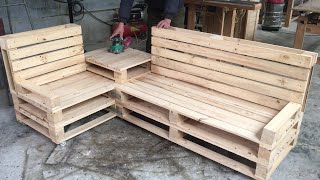 The Idea of Wooden Pallets Makes Your Garden Come Alive  Set of Pallet Chairs for Your Garden [upl. by Red]