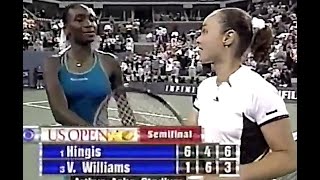 Martina Hingis vs Venus Williams 1999 US Open SF Highlights [upl. by Keene]