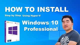 How to install Windows 10 Pro using hyperv 2024 [upl. by Etak]