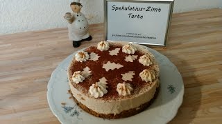 Weihnachtliche Spekulatius Zimt Torte  Rezept  Tutorial [upl. by Lorain]