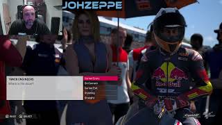 motogp 19 career mode the red bull rookies cup part 1 [upl. by Anilok]