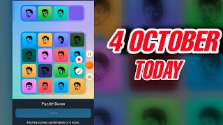 4 October Major puzzle durov Solved Today  Major Daily combo card 4 October Major puzzle duro [upl. by Aihsinyt]