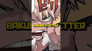 Deku Writes a Letter to Bakugo and Class 1A Reacts  My Hero Academia Vigilante Deku Arc Explained [upl. by Kellia70]