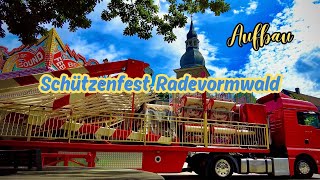 Schützenfest Radevormwald Aufbau 4K [upl. by Westney]