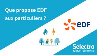 EDF  comparatif des offres délectricité et de gaz pour les particuliers [upl. by Llenrac985]