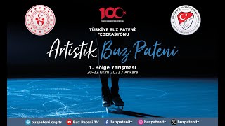 Artistik Buz Pateni 1Bölge Yarışması 2 Gün Ankara [upl. by Ardnasil962]