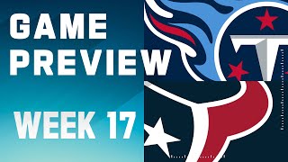 Tennessee Titans vs Houston Texans  2023 Week 17 Game Preview [upl. by Claudio493]