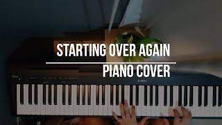 Starting Over Again  Natalie Cole  Piano Cover [upl. by Ermengarde]