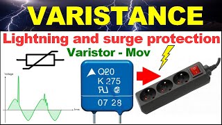 Comment fabriquer une Prise parafoudre parasurtension surtension varistance orage foudre electrique [upl. by Leona]