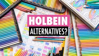 The BEST Holbein ALTERNATIVES Testing PASTEL colored pencils Pastelowe Marco Prismacolor… [upl. by Oly]