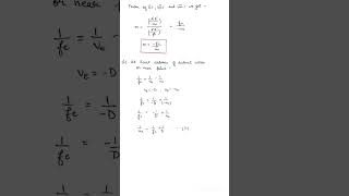 Derivation of astronomical telescope  Class 12 Optical instrument  BOARDS EXAM [upl. by Eyahc]