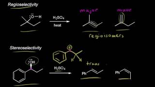 Regioselectivity stereoselectivity and stereospecificity [upl. by Valentijn29]