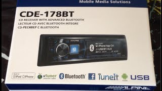 Unboxing of Alpine CDE178BT [upl. by Neuberger]