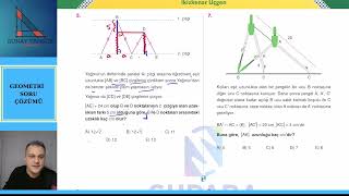 SUPARA TYT AYT GEOMETRİ İKİZKENAR ÜÇGEN TEST 6 [upl. by Vick806]