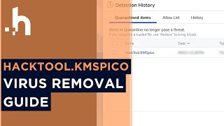 HackToolKMSpico Virus Removal Instructions Easy Guide [upl. by Nickles58]