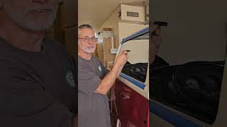 Volkswagen front window seal felt rubber trim replacement [upl. by Torrence]