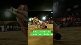 Ravi Deora vs inderjeet kalsian  kabaddi video [upl. by Underwood]