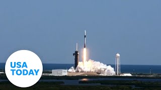 SpaceX Axiom1 mission launches after delays  USA TODAY [upl. by Chrisoula]