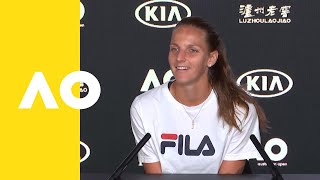 Karolina Pliskova press conference QF  Australian Open 2019 [upl. by Cirded]