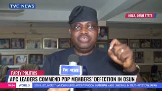 APC Leaders Commend PDP Members Defection In Osun [upl. by Zsa]