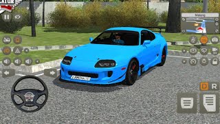 Toyota Supra Blue JDM HQ  Iconic JDM Car Mod 🚗💙  Bus Simulator Indonesia Gameplay [upl. by Thorsten244]