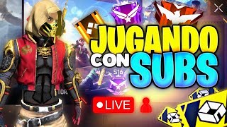 🔴 FREE FIRE EN VIVO  SUBIENDO DE RANGO CON SUBSCRIPTORES 🤯 REGIÓN SUR ✅🤩 [upl. by Mraz]